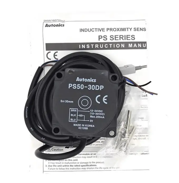 Originele optische schakelaar DC 3-draads DC12-24V PS50-30DN PS50-30DN2 PS50-30DP PS50-30DP2