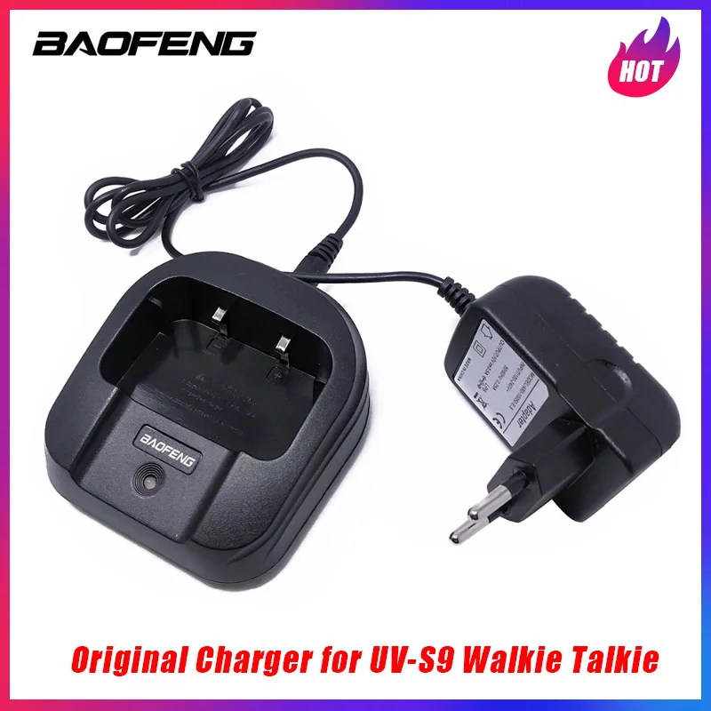 

Baofeng Walkie Talkie UV-S9 Charger For UVS9 BF-UVB3 Plus Battery Charger With EU/UK/US/AUS Plug Two Way Radio Accessories