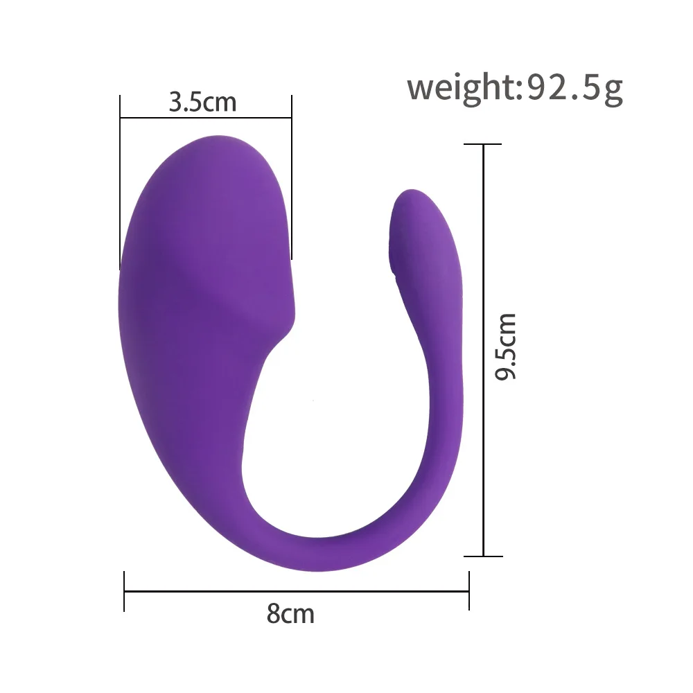 Rechargeable Vibrating Egg for Women Silicone Personal Massager Wireless Mini Wellness Device view 4