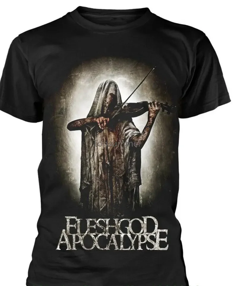 Fleshgod Apocalypse Bloody Violinist T Shirt New & Official! Summer Youths Black Tshirt