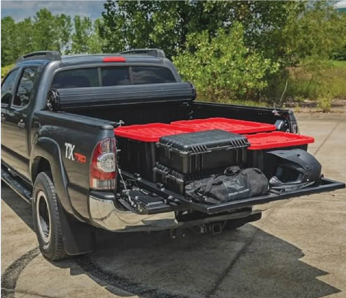 Rough Country Slide-Out Truck Bed Cargo Tray for Toyta HILUX,Tacoma,Tundra