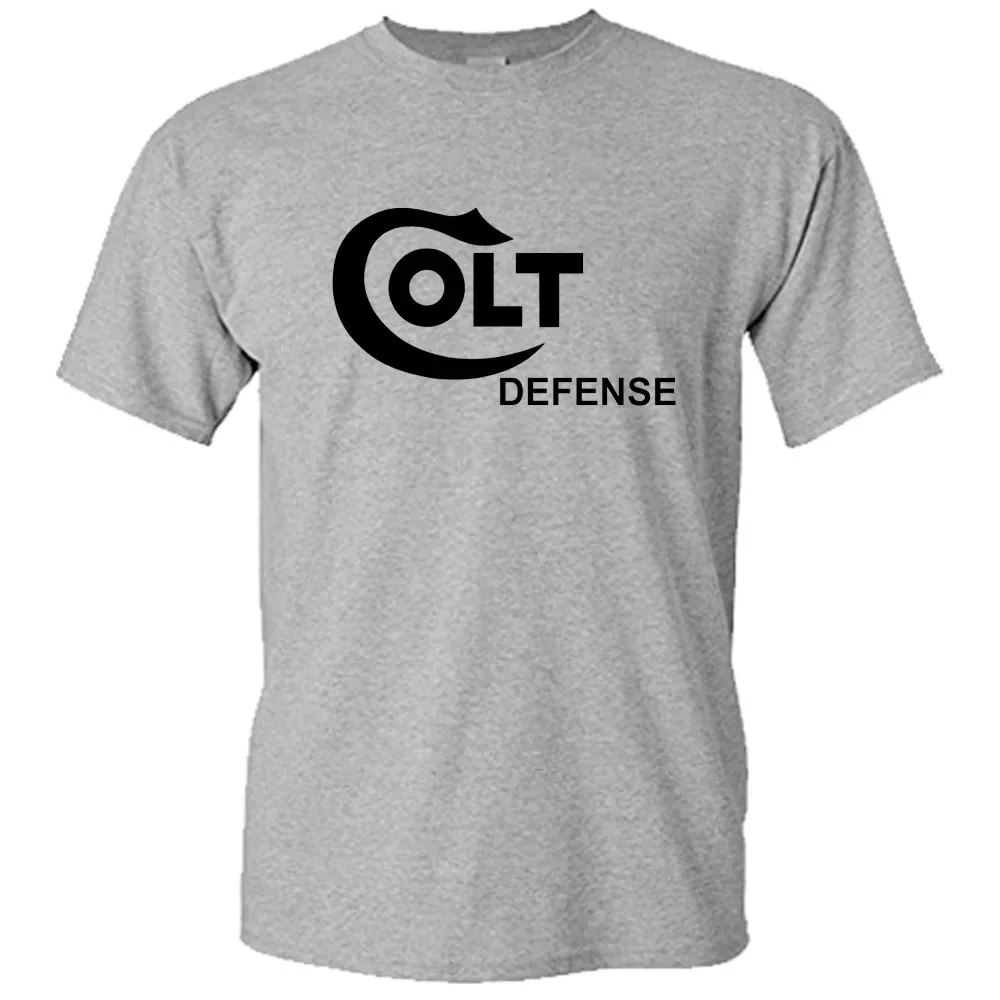 Colt Defense Guns Firearms Men's Gray T Shirt S 3XL