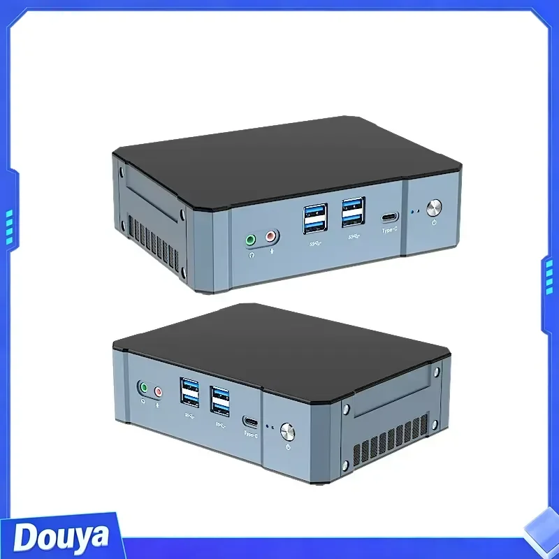 GM3 Desktop Mini PC Smallest Fanless Industrial Computer 24-Core 16GB Student Education Business Rugged Gaming New US