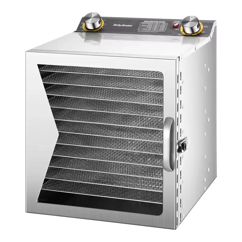 مجففات فواكه أوتوماتيكية بالكامل بأفضل جودة من سيلاير، مجفف طعام مكون من 12 طبقة