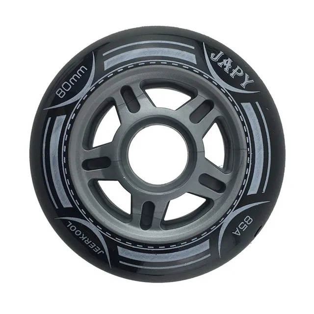 Inline Roller Skating Wheels 85A 80mm PU Tires Inline Skates Slalom Sliding Skating Wheel For SEBA Powerslide Patines