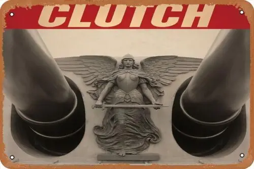 Clutch Vintage Look Ad Poster Wall Art Decor Metal Tin Sign For Home,Kitchen