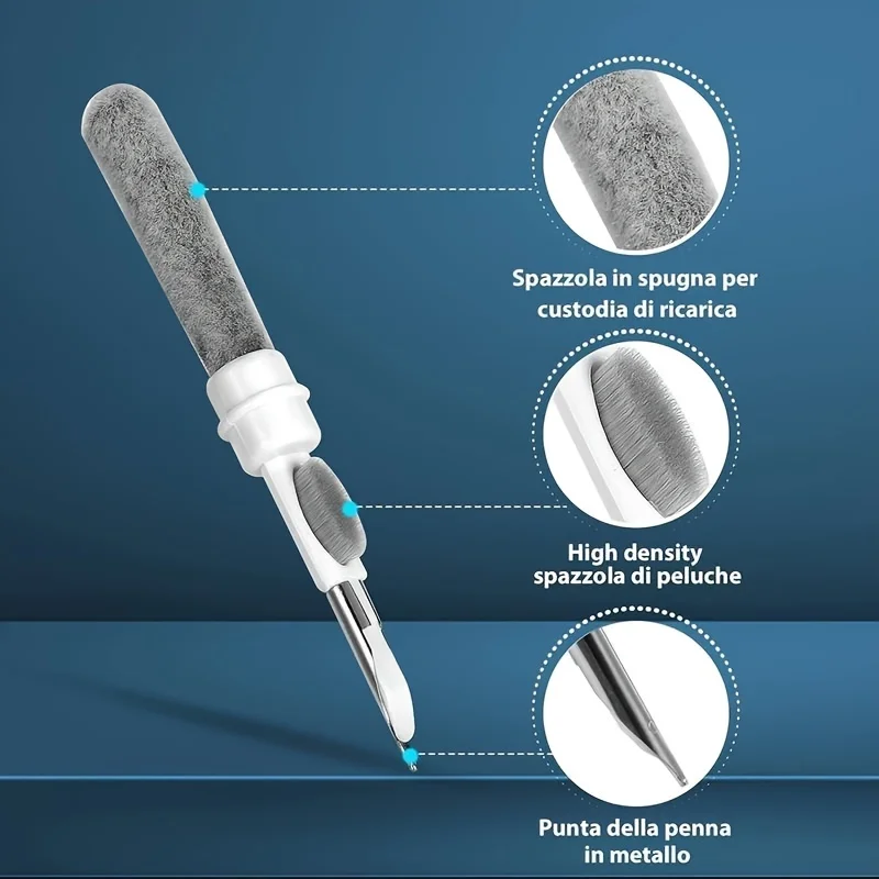 Bluetooth headset cleaning pen multi-function dust removal cleaning earplugs computer keyboard cleaning brush