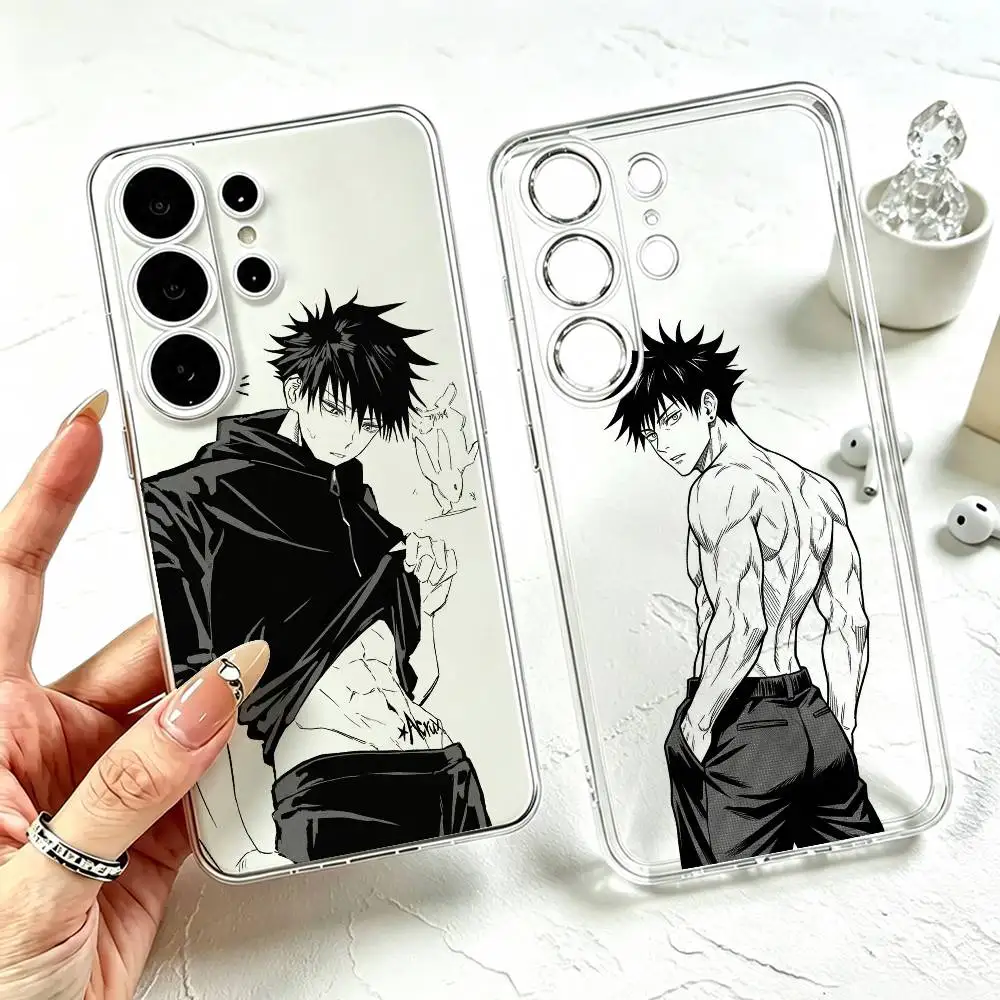 M-Megumi Fushiguro  Phone Case For Samsung S25,S24,S21,S22,S23,S30,Ultra,S20,Plus,Fe Transparent Cover