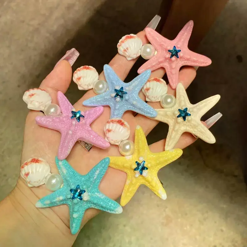 Star Fashion Side Clip Women Simple Cute Hairpin Hairgrip Headwear Holiday Dating Headwear Hair Accessories