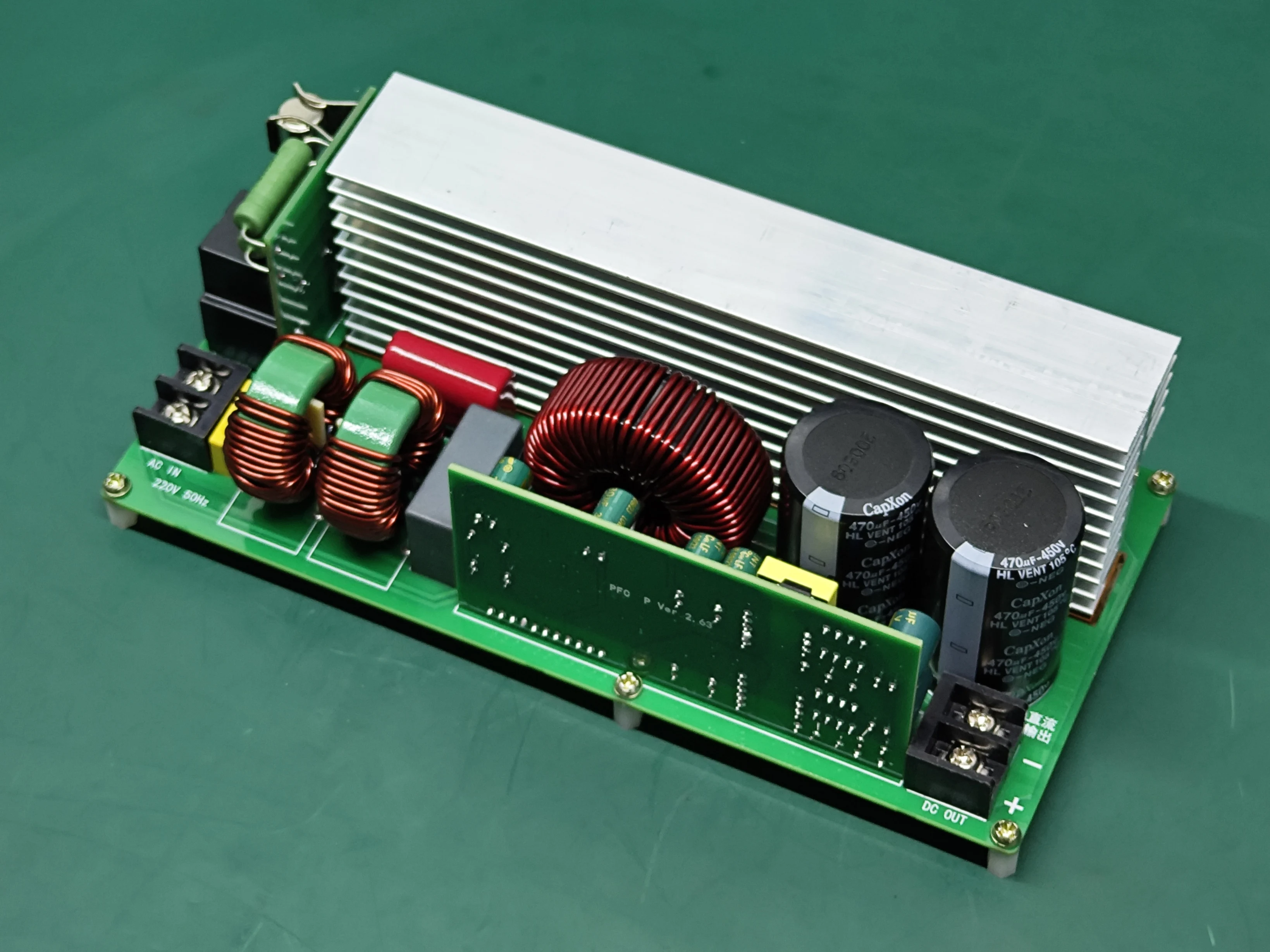Modul boost PFC pelat boost depan inverter gelombang sinus khusus daya tinggi 2500W input AC DC