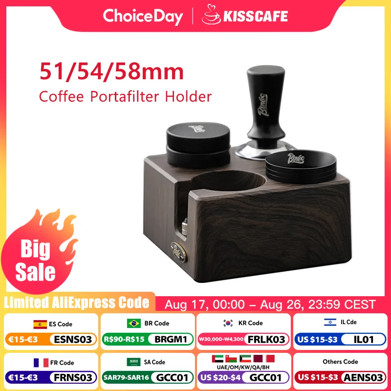 Kaffee Tamping Station Stehen Siebträger Halter 51MM 54MM 58MM ABS Für Delonghi Breville Espresso Zubehör Barista werkzeuge