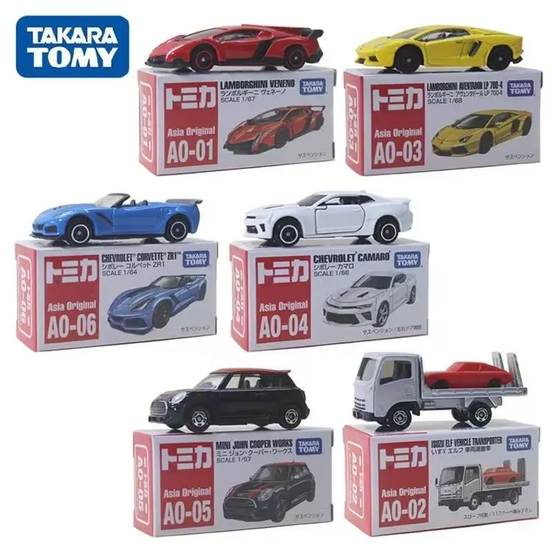 

TAKARA TOMY AO Series Limited Edition Alloy Car Model Lamborghini Chevrolet Toy Children's favorite car toys
