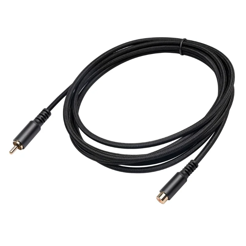 Przedłużacz 1.8M/3 metry/6m RCA męski do żeńskiego kabel AV Audio RCA przewód ze stopu aluminium do głośnika Subwoofer/Audio