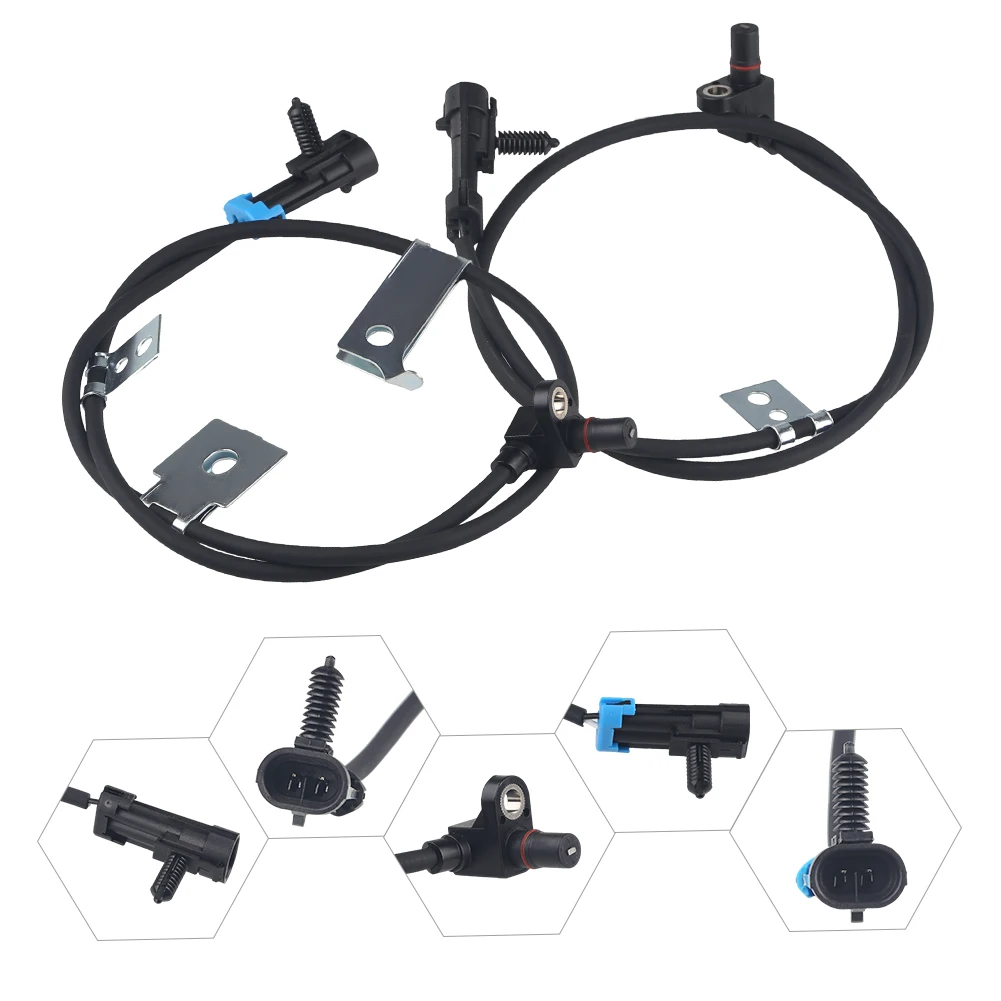 フロントABSホイールスピードセンサー,1996-51, 2ピース,15991986, 15997039用,シボレーサブアーバン,シルベラード,タホ,ユコン,キャデラック用