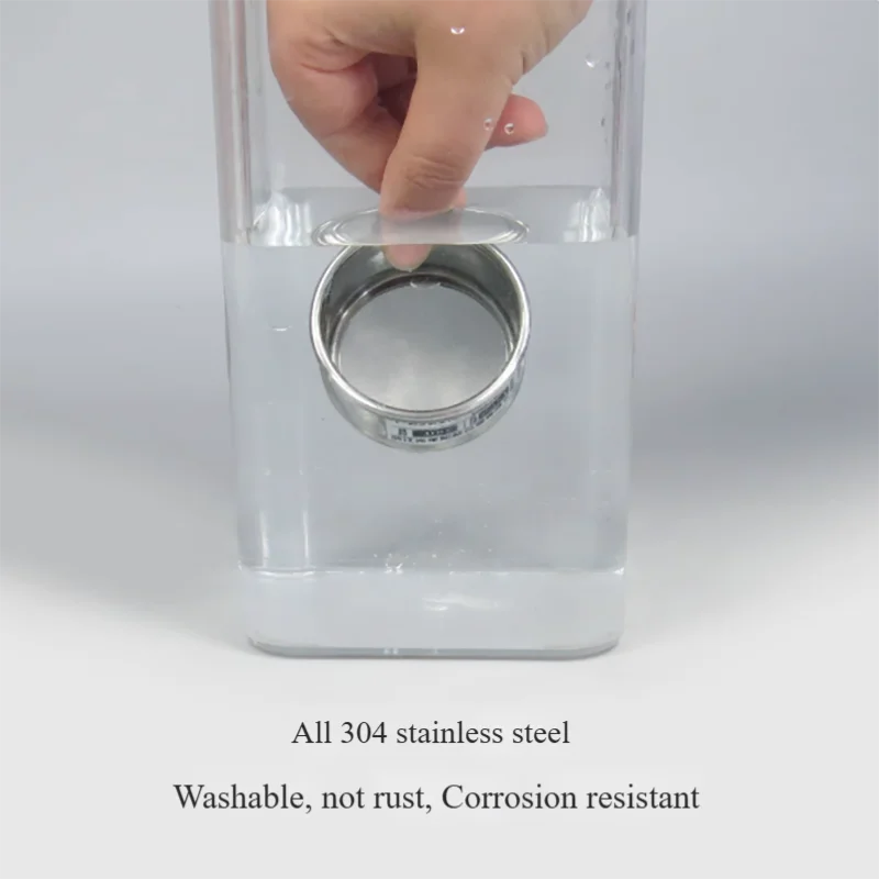 

5cm304 stainless steel experimental standard inspection 200 mesh Chinese medicine powder filter micron small sieve