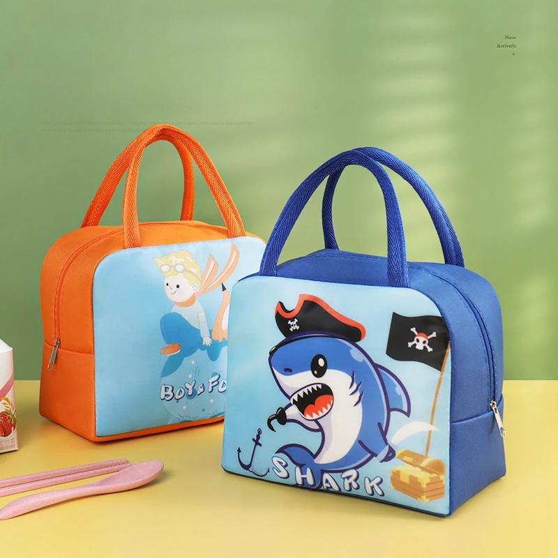 Fiambrera portátil Bento Para Niños, bolsa bonita Para estudiantes, bolsa de almacenamiento Para madre e hijo, bolso de mano Para niña y Mujer