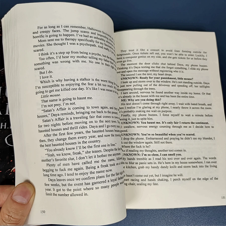 1 libro gato y ratón Duet Haunting Adeline 1 / 2 por H. D. Libro en inglés con Paperback de Jeff