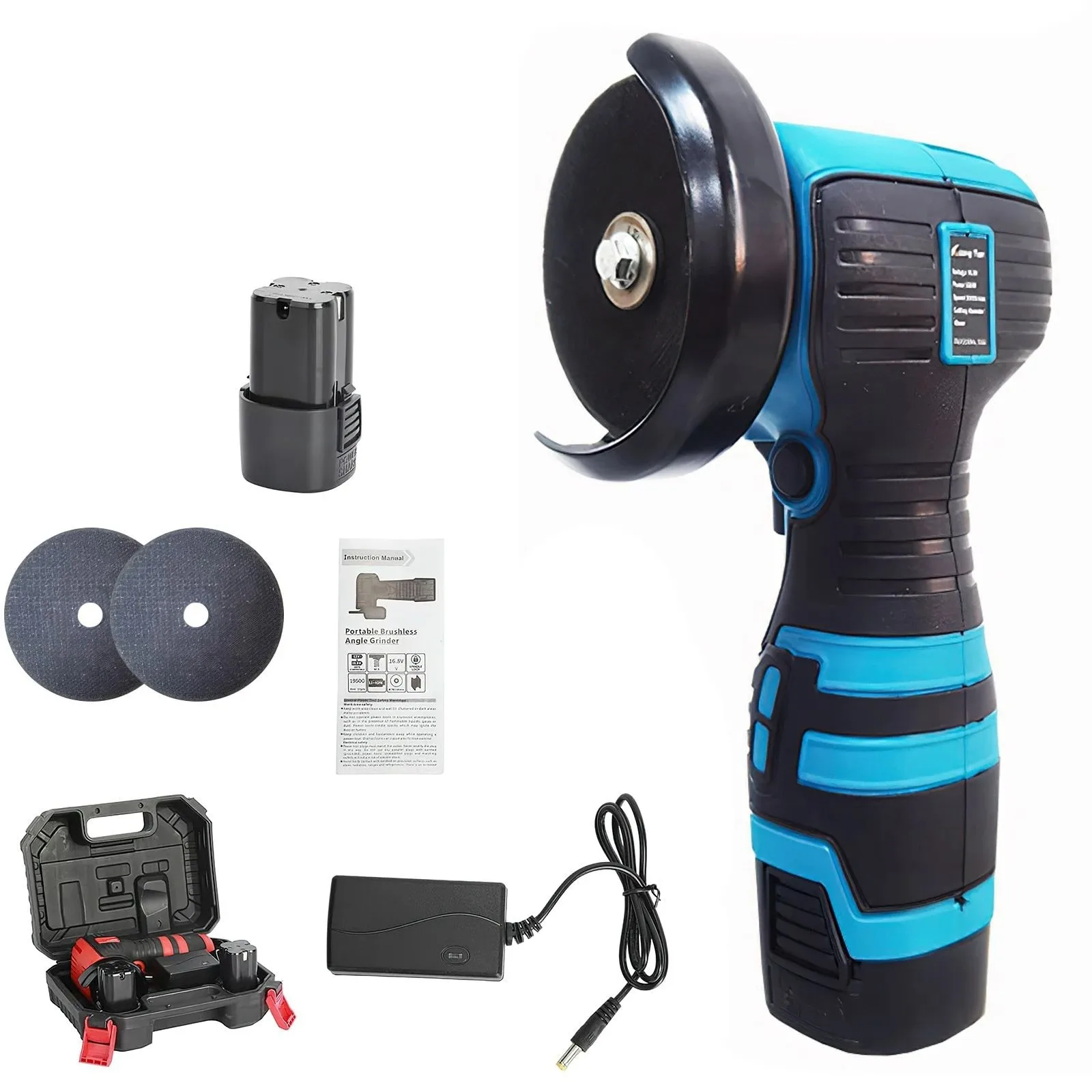 16.8V Angle Grinder 28000RPM Rechargeable Grinding Tool Cordless Polishing Machine Diamond Cut Grinder Electric Tool