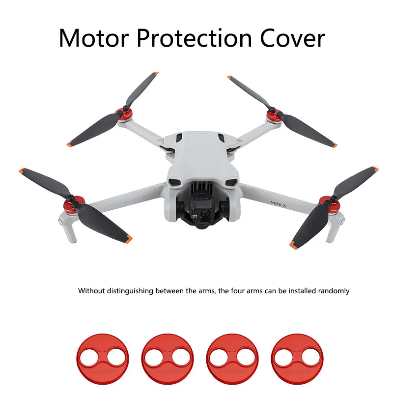 Aluminum Alloy Motor Cover for DJI Mini 2/Mini SE/Mini 3/Mini 3 Pro/Mini 4 Pro Dust-proof Engine Guard Protective Case Cover