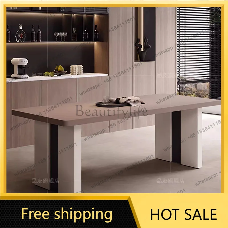 Extending Modern Dining Table Coffee Kitchen Restaurant Chairs Dining Table Nordic Designer Mesas De Jantar Salon Furniture