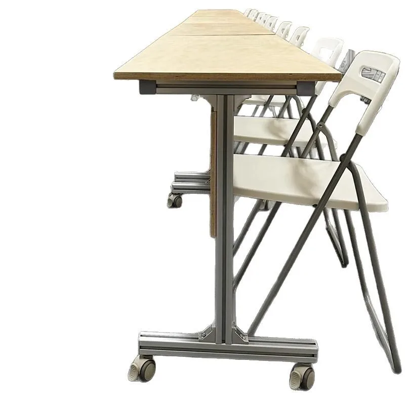 

Simple modern birch aluminum profile marine panel removable training table office conference table training tutoring desk