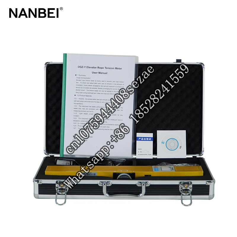 Force test tool cable wire elevator rope tension gauge prices