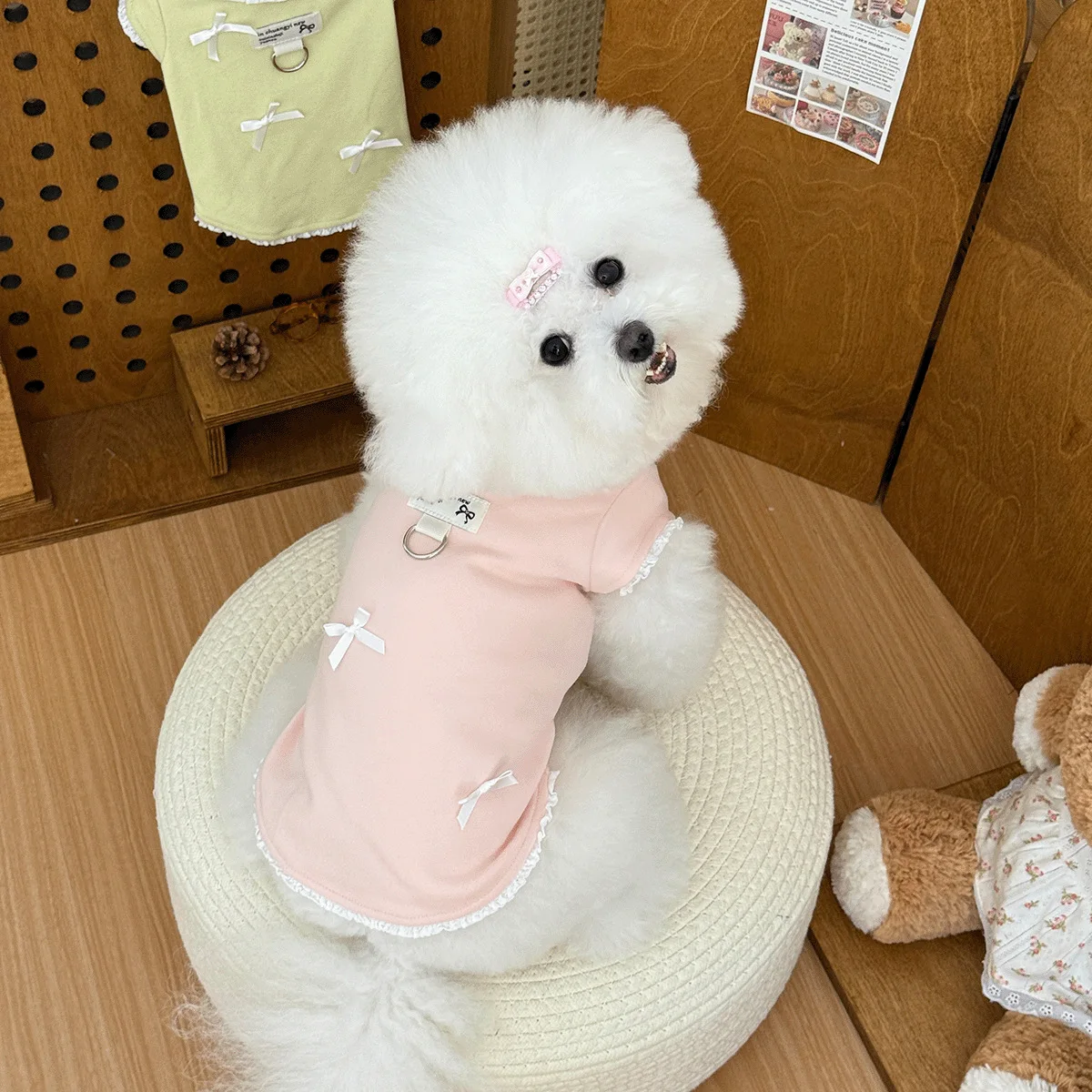 Chaleco primavera otoño para perros mini y cachorros – mangas encaje - imagen 3