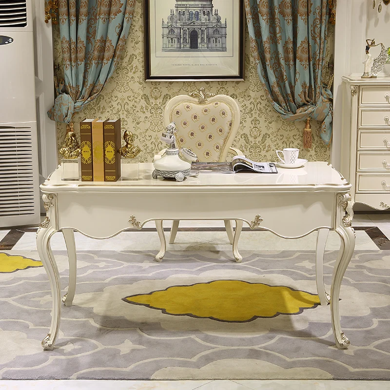 Desk Home Simple Modern Bedroom Long Table High-end Atmosphere European Desk Computer Desk 6001