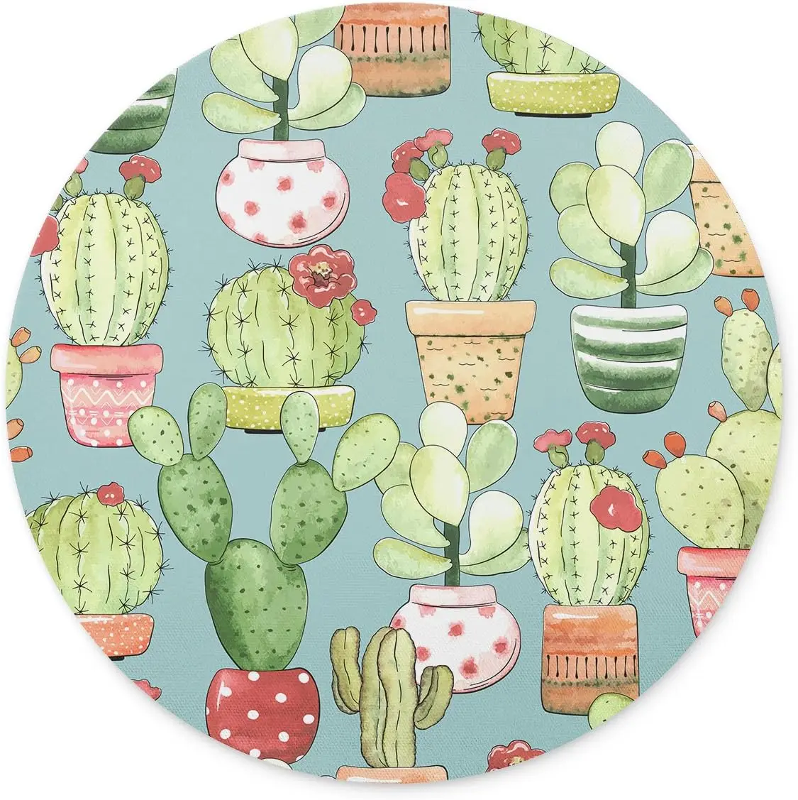 

Small Round Mouse Pad Non-Slip Mousepad Stitched Edge Aesthetics Mouse Mat for Computer Laptop Home Office gaming accessories