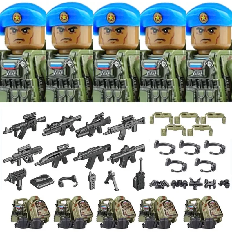 Militär Armee Figuren Bausteine SWAT Ghost Commando Special Forces Soldat Waffen Pistole Hut Schild Gürtel AK Mini Ziegel Spielzeug