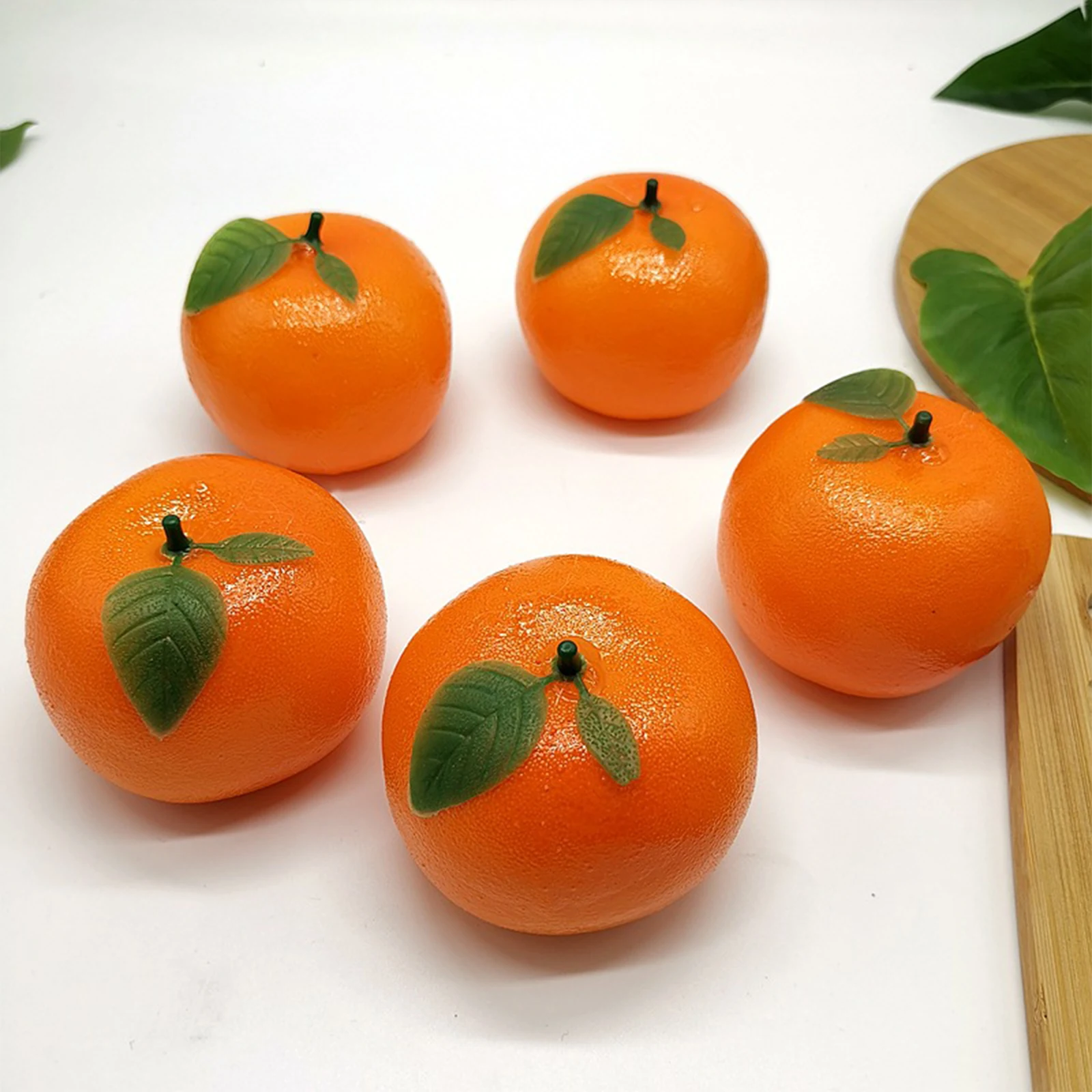 Tangerina Laranja Artificial Ornamentos, Simulação De Espuma De Frutas, Adereços De Fotografia De Mesa, Decoração De Armário De Cozinha De Casa