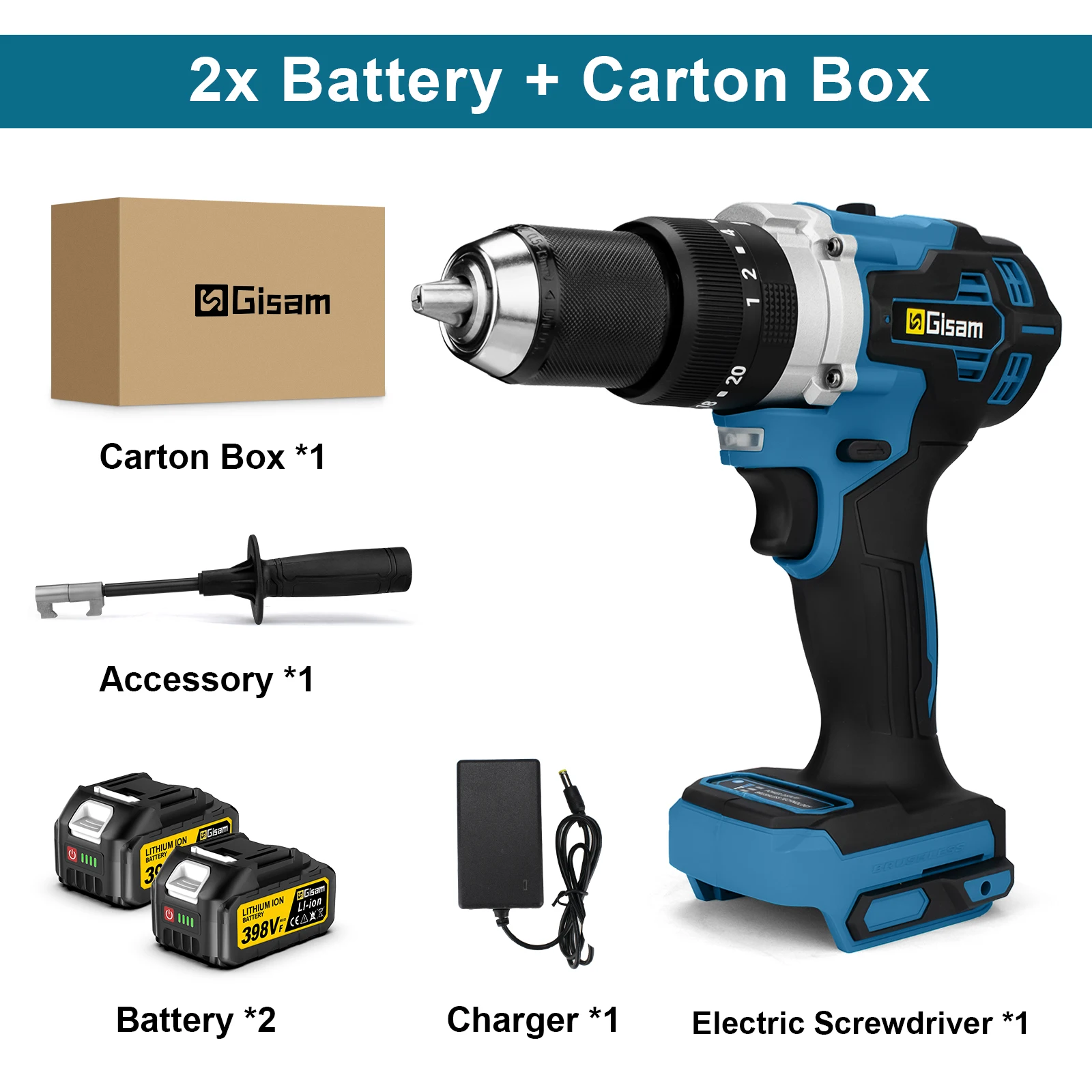 G nto 650NM 13 MM Borstelloze Elektrische Boor 20 + 3 Koppel Draadloze Klopboormachine Elektrische Schroevendraaier Voor Makita 18 V Batterij Pin