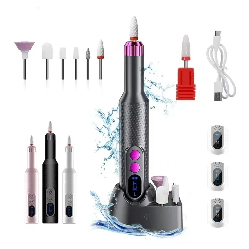 Product Low Priced Portable Electric Nail Drills File Machine Professional Professional Complete Nail Kit