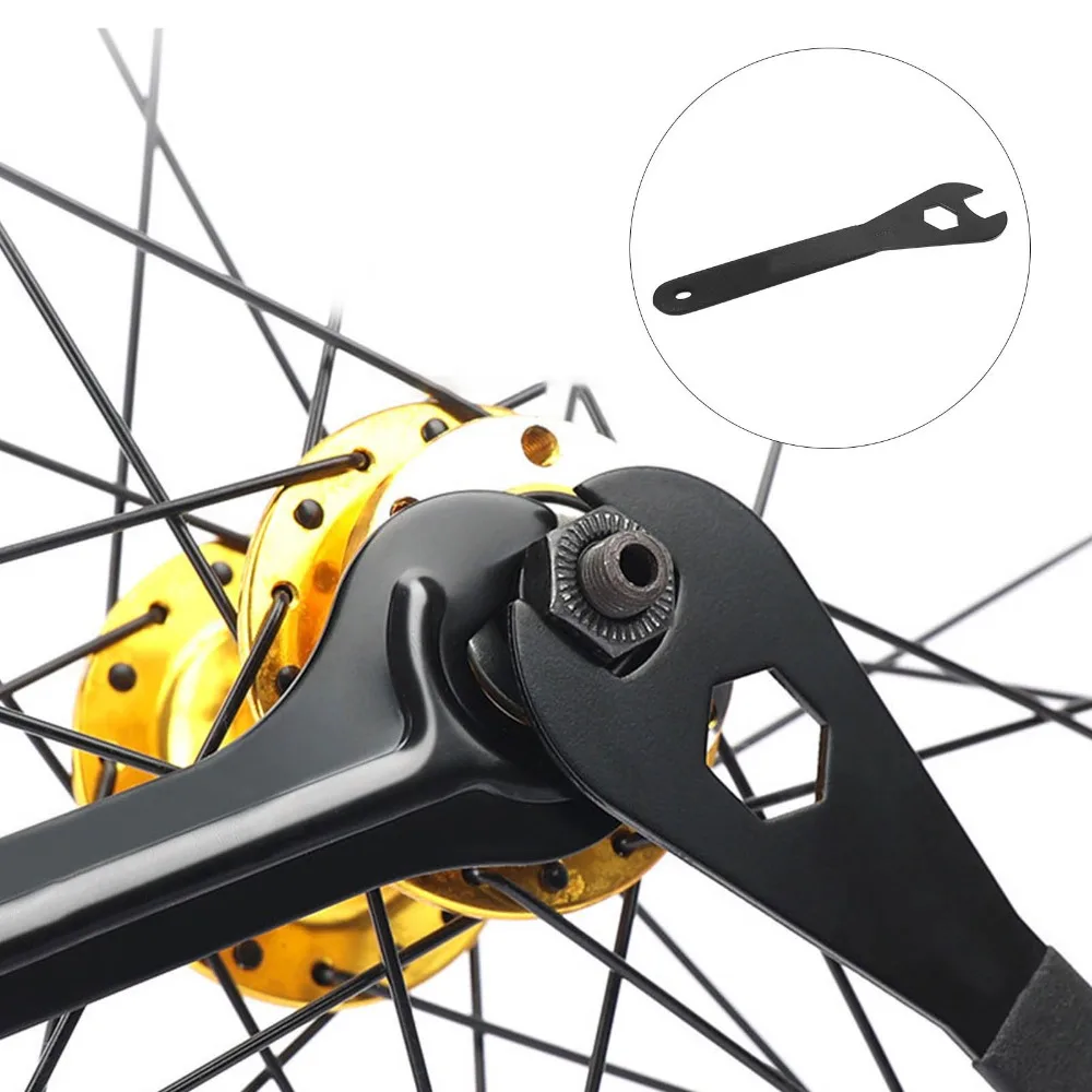 

Набор из 5 многофункциональных конусных ключей для велосипедных втулок из углеродистой стали, разнообразные размеры