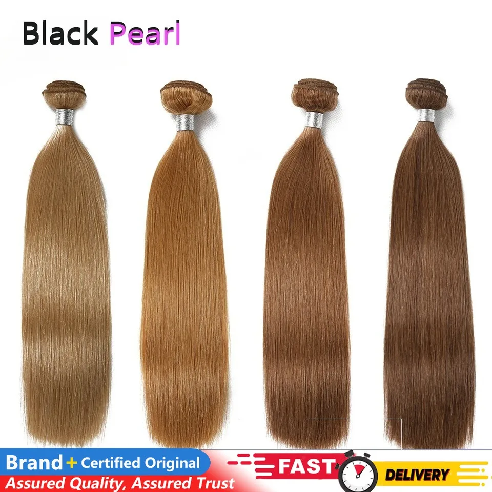 

Queen Virgin Remy Hair Blonde P27/613 Color Double Drawn Colored Brazilian Silky Straight Bundles Hair Weave Remy Hair