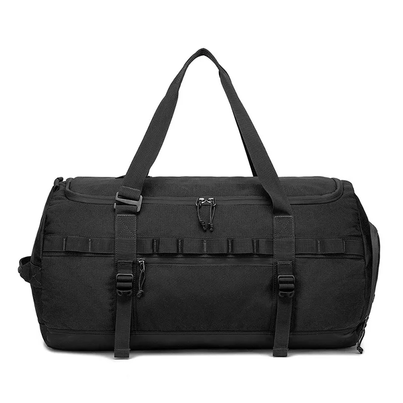 Travel Bag Men Handbag with Shoe Pocket Large Capacity Luggage Carry On Bags Men's Gym Bag Waterproof Folding Cylinder Handbags