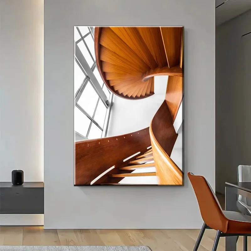 Abstract Geometric Canvas Paintings, Modern Architectural Posters, Hanging Printed Mural Frame Murals, Family Gifts, Printed Oil