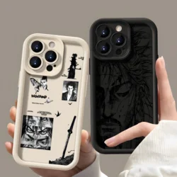 Hot Vagabonds Anime Line New Phone Case For IPhone 16 15 14 13 12 11 Pro Max Mini XR XS X 7 8 6 6s Plus Soft TPU Back Cover