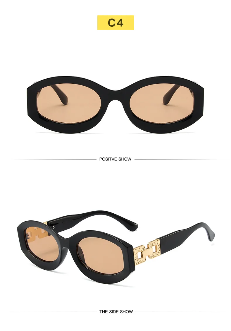 Vintage Ovale Sonnenbrille Frauen Marke Designer Brille Frauen/Männer Cateye Retro Brillen Frauen Vintage Lentes – Detail 11