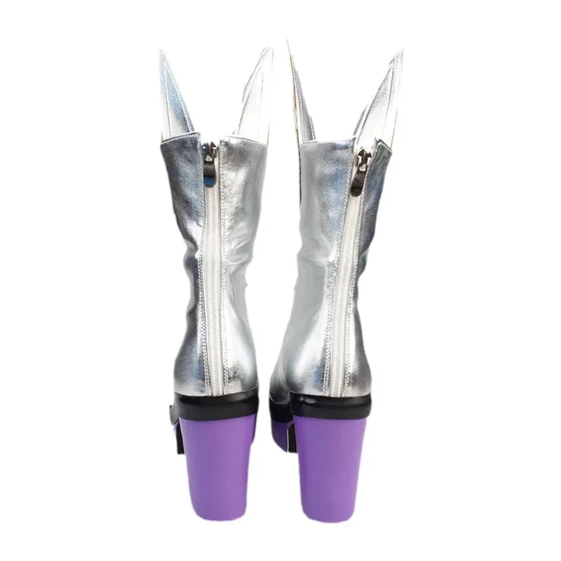 لعبة تأثيري أحذية LOL Battle Bunny Miss Women Fortune أحذية عالية الكعب هالوين اكسسوارات الحفلات التخصيص رخيصة مثير #2