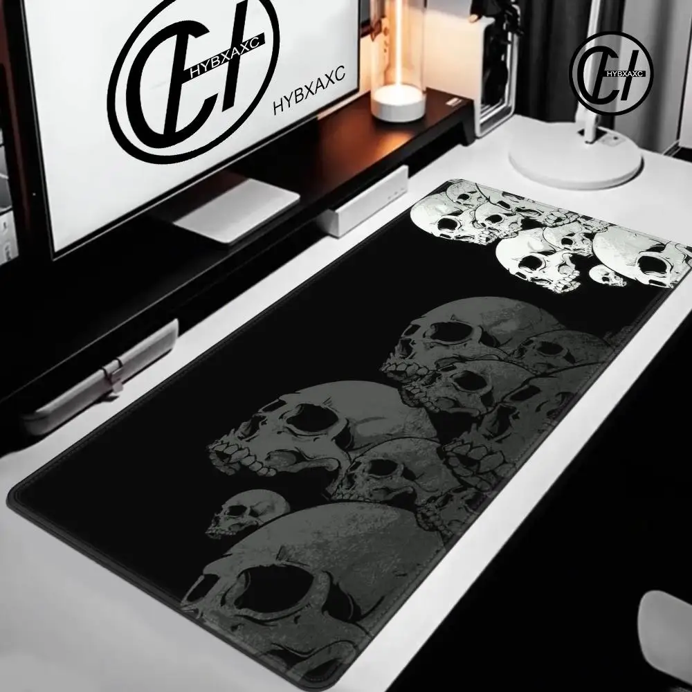 

Cool horror skull Mouse Pad Cute HD Desk Pad Extended Gaming Keyboard Mats Large 100x50cm XXL Gamer Official authentic Mouse pad