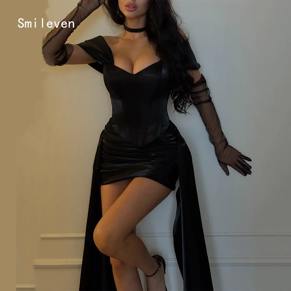 

Smileven Luxury Mermaid Skirt Prom Dress Sexy Sweetheart Party Gowns Waist Cinching Pleat Occassion Dress Customized 2026