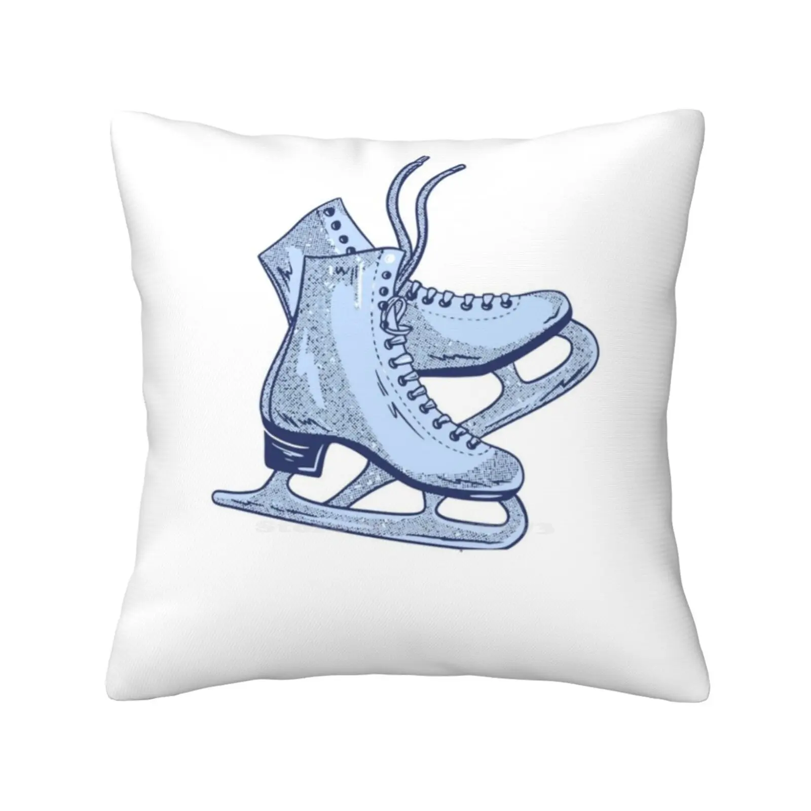 Ice Skating Pillow Cover Hug Pillowcase Cute Ice Skating Cool Ice Skating Ice Skating Lovers Ice Skating Animal Trendy Ice