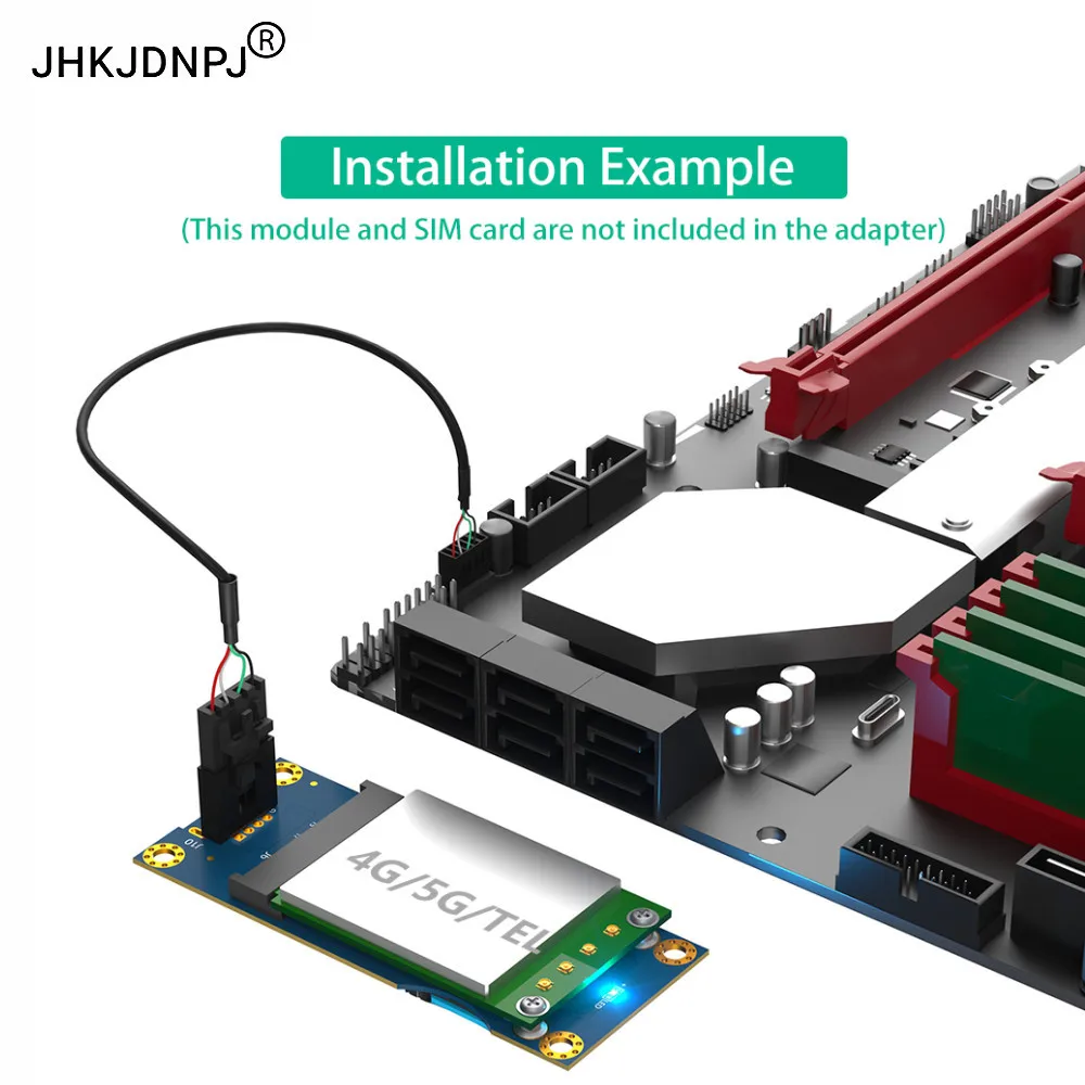 Mini PCI-E to USB Adapter With SIM card Slot for WWAN/LTE Module