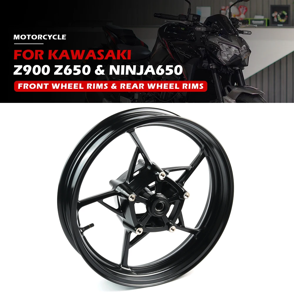 

High-quality Motorcycle Front Wheels Rims Change Accessories For KAWASAKI Z900 Z650 Ninja650 High Quality Aluminum Wheel Hub