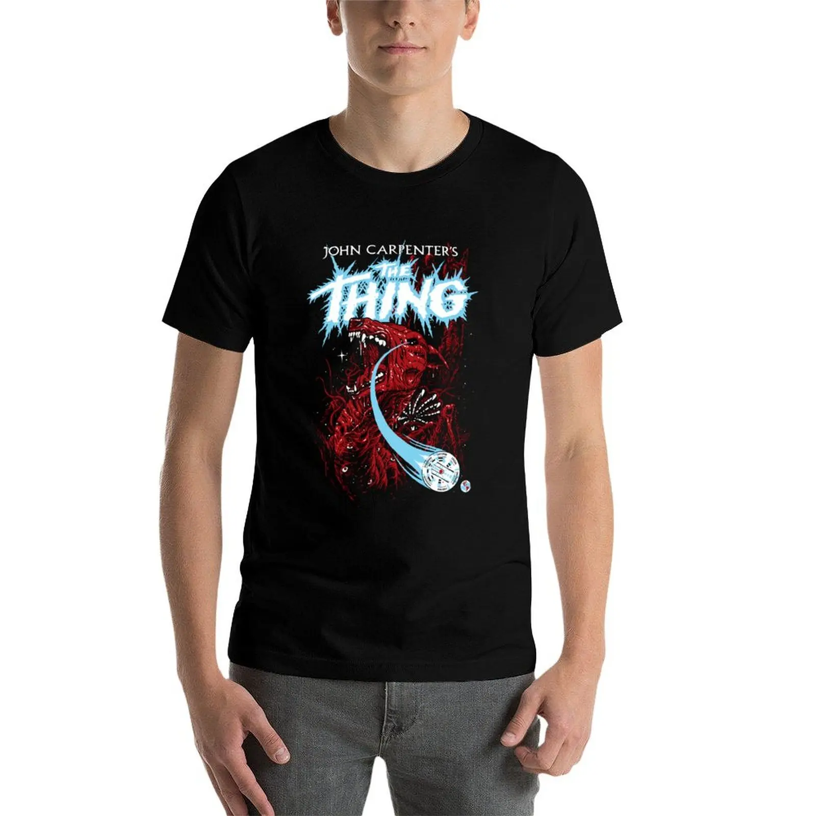 Movie Horror Movie John Carpenter's The Thing Funny Meme T-Shirt essential t shirt anime figures shirts men