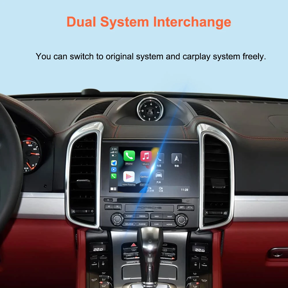 Bonroad OEM-Bildschirm-Upgrade-Modul für Porsche Cayenne Cayman Panamera PCM 4.0 2017-2018 Wireless Carplay Android Auto Interface – Detail 7