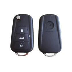 For MG360 3 Buttons Remote Flip Folding Car Key Shell For New MG GS MG7 GT GS 350 360 750 W5 Blank Case