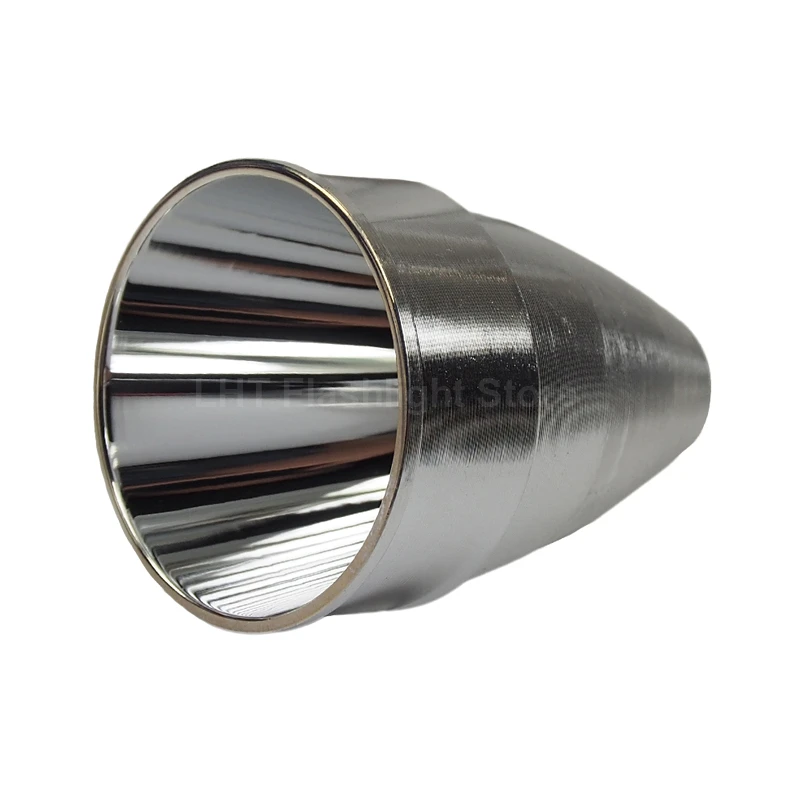 Odbłyśnik aluminiowy SMO 42 mm (D) x 57 mm (H) do latarki LED 5050 DIY Kubek lampy