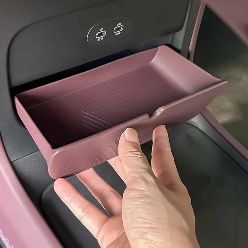 

For Xiaomi YU7 2025 2026 Silicone Box Modification Accessories Center Console Glasses Case Car Interior